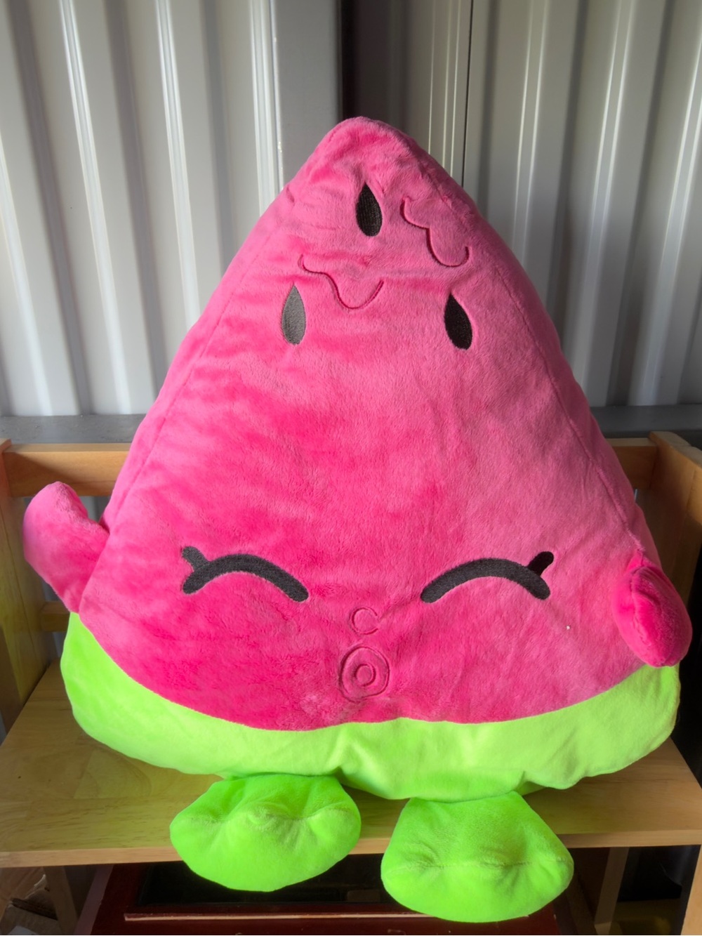 Shopkins Cuddle Plush 6" Pink/Green Watermelon Slice